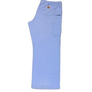 Carhartt XXL Scrub Pants Men Blue Stretch Ripstop Cargo Loose Medical Workwear